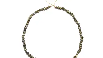 Skutočné AAA Prírodné Perly 4x7mm tmavo zelená, hnedá barokový sladkovodné perly voľné korálky DIY darček jeden pramene Diera Cca 1mm