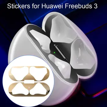 Kovové Piliny Stráže Ochranné Nálepky Pre Huawei Freebuds 3 Bluetooth Slúchadlá Prachotesný Kryt Prípade