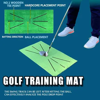 3KS Golf Školenia Mat pre Swing Detekcie Odpaľovanie Mini Golf Praxe Pomoc vzdelávaniu Hrou a Darček pre Domáce Kancelárie Vonkajšie Použitie Pad