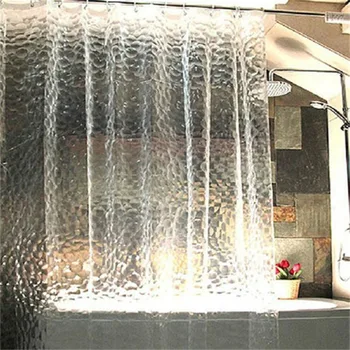 2020 Nepremokavé EVA Sprchový Záves S 12 Háčiky 3D Vaňa Opony pre Domova Eco-friendly Kúpeľňa Accessaries 180X180cm