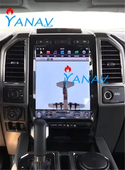 HD 13 Palcový Tesla Štýl Android Vertikálna maska Na -Ford F150-2019 GPS Navigácie Multimediálne Stereo Video Carplay Mapu