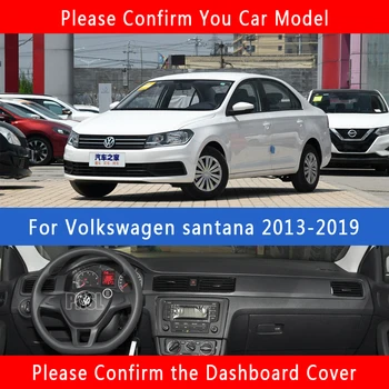 PNSL Auto Panel Kryt Dash Mat Dash Podložku Koberec Pre Volkswagen santana 2013-2019 ochranu pred Slnkom anti - slip anti - uv