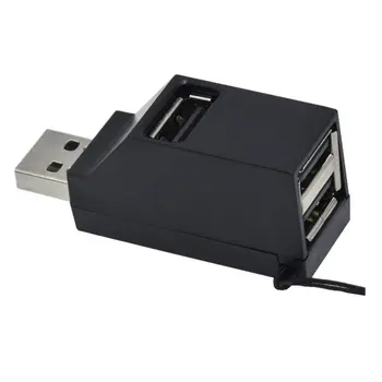 Mini USB 2.0/3.0 Hi-Speed Multi Port USB Hub-Rozbočovač Hub Adaptér Pre PC Počítač Pre Prenosné pevné Disky