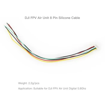 20 cm 8Pin Silikónový Kábel Drôt pre DJI FPV Air Jednotky Digital HD Nahrávanie FPV Racing Freestyle DIY Časti