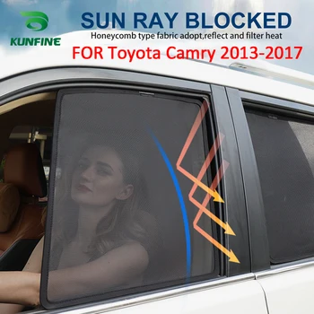 4PCS/Súbor Alebo 2KS/Set Magnetické Auto Bočné Okno Slnečníky Oka Tieni Blind Pre Toyota Camry 2012 2013 2016 2017