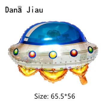 Dana jiau NOVÉ kreslené astronaut fóliový balón Letectva sen HAPPY BIRTHDAY party dekorácie UFO planéty preskúmať zvierat tému loptu