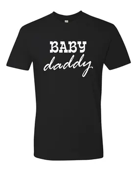 Pánske Baby Daddy T-Shirt Rukáv T Shirt Lete Muži Topy Oblečenie Bavlna Nízku Cenu Top Čaj pre Dospievajúcich Chlapcov