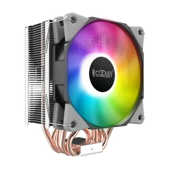 Pccooler donghai-X7 CPU chladič ploche Počítača CPU ventilátora 6 čistej medi tepelné trubice LGA1200 1151 AMD AM4 Farebné ventilátor, PWM tichý