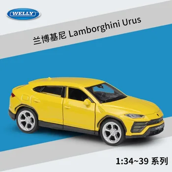 Well 1:36 Lamborghini Urus zliatiny model auta, pull-back vozidla, Zhromažďovať dary, Non-diaľkové ovládanie typ dopravy hračka