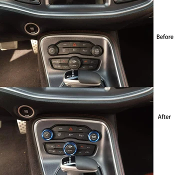 3ks Rádio AC Gombíky, klimatizácia, Spínač Tlačidlo pre Dodge Challenger Nabíjačku Chrysler 300-2020