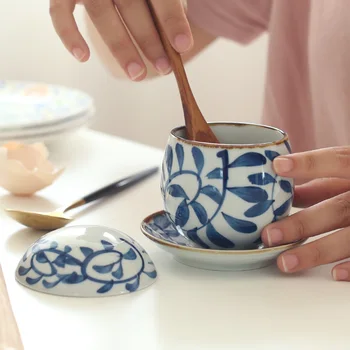 Vysoká Kvalita Japonskom Štýle Rastlín, Ručne Maľované keramické vajcia misy porcelánový riad polievky, kaše misa s vekom tanier kuchyňa