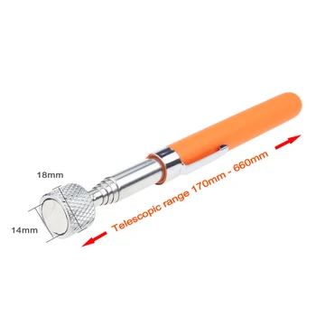 Mini Prenosné Teleskopický Magnet Magnetické Pero Nastaviteľné Magnetické Pick-Up Nástroje Rozšíriteľný Vyzdvihnutie Rod Stick