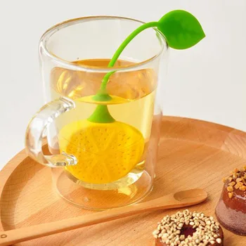 Doatry Silikónové Čajový List Nečistôt Ovocie Filter Citrón/jahodový Čaj Maker Pekné Populárny Čaj Infusers Filtre Voňajúce Čaj Nástroj
