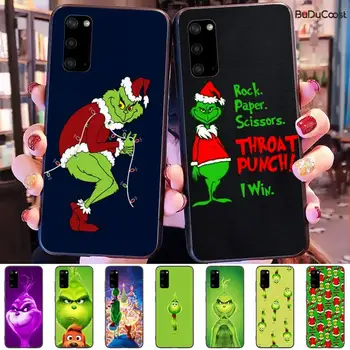 Zelené Monštrum Grinch Vlastné Mäkké Telefón puzdro Pre Samsung Galaxy S9 S10 S10E S6 S7 S8 S9 S9Plus S5 S20