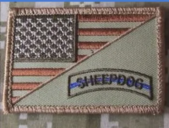 Textílie Psa Háku&Slučky Škvrny Výšivky Odznak Spojené Štáty americké Vlajky OVČIAK Vojenské AMERICKÉ vojenské Taktické Odznaky