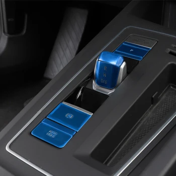 8PCS Auto Styling ŠTART / Stop Motora Tlačidlo Kryt Pre Volkswagen Golf MK8 2020-PresentElectronic ručnej brzdy Sequin Auto Príslušenstvo