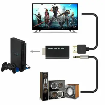Pre Sony PS2 HDMI Prevodník Kábel Adaptéra Audio A Video Výstup Kábla USB Powered Podporuje Všetky Režimy Zobrazenia Na PS2