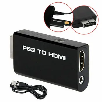 Pre Sony PS2 HDMI Prevodník Kábel Adaptéra Audio A Video Výstup Kábla USB Powered Podporuje Všetky Režimy Zobrazenia Na PS2