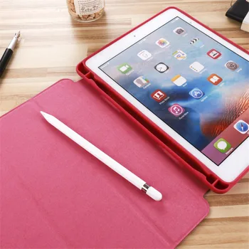 Pero drážka Vreckový Tablet Case For iPad Pro 10.5 palcový Jemné Stojan PU Kožené Para Kryt Prípadoch Pre Apple iPad Pro 10.5