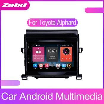 ZaiXi Dotykový displej Android car Audio pre Toyota Alphard 2007~podpora GPS navi Ipod BT rádio mic Multimediálny Navigačný systém