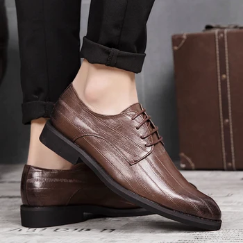 Zapatillas mokasíny pracovných hrubé topánky originálne pánske šaty návrhára mens topánky mužov človek jediným bežné cuero päty de shose veľké pre