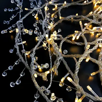 Akryl Crystal Perličiek Opony Garland Svadobné Dekorácie Pobočky String Perličiek Leskom Pre Domova Strana navrhne n