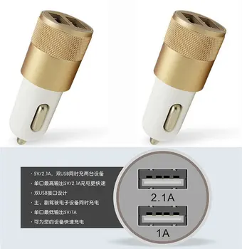 Micro USB 2.0 Plnenie Dátový Kábel & Duálny USB Nabíjačka do Auta Napájací Adaptér pre Chuwi V10HD 3G,VX3,V17HD / Coolpad Neba 3 / Katalyzátor