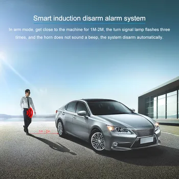 Auto Auto Alarm Engine Start Stop Tlačidlo Diaľkový Štart Otvorte a Zatvorte Windows Verzie Smart Key PKE Pasívne Keyless Entry System