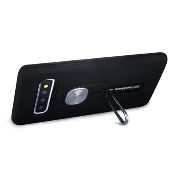 Pre Samsung Galaxy S10E S9 Plus S8 Prípade Hybridného Silikónu PC Robustný Brnenie Magnetický Prsteň Stáť Pokrytie Poznámka 8 9 Shockproof Coque