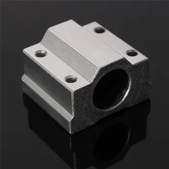 Funssor 3 ks SC8UU SCS8UU 8mm List Guľkové Ložisko Vysuňte Puzdro Hriadeľa CNC Router Pre DIY 3D TLAČIARNE