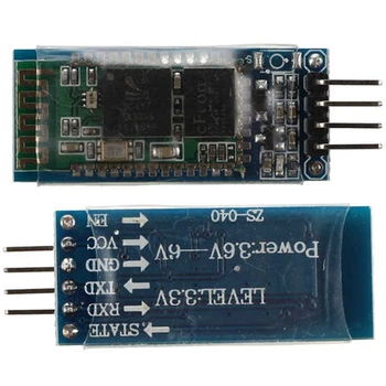 10Pcs HC06 HC-06 Bezdrôtový Sériové 4 Pin Bluetooth RF Vysielač Modul RS232 TTL pre Arduino Bluetooth Modul