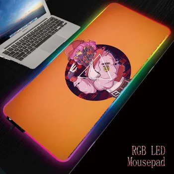 MRG Anime, Hier RGB Podložka pod Myš Hráč Počítač Mousepad Podsvietený Mause Pad Veľké Mousepad Stolná LED Klávesnice, Myši Mat 90X40CM