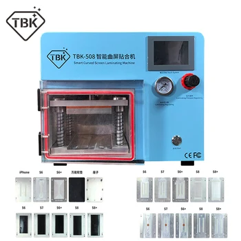 TBK-508 5 v 1 Smart Zakrivené LCD Displej Vákuové Laminovanie Stroj -180C Mrazené oddeľovač profesionálne hmotnosť Zmrazenie Stroj