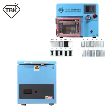 TBK-508 5 v 1 Smart Zakrivené LCD Displej Vákuové Laminovanie Stroj -180C Mrazené oddeľovač profesionálne hmotnosť Zmrazenie Stroj