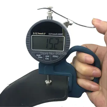 0-10 mm Digitálny Hrúbka Rozchod 0.01 mm hrúbka tester meter papier film kože hrúbky merací nástroj
