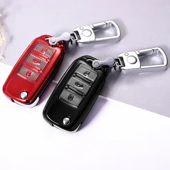 TPU Kľúča Vozidla Prípade Changan Eado CS35 CS75 Raeton CS15 V3 V5, V7 Diaľkové Fob Chránič Kryt Puzdro Keychain Taška Auto Príslušenstvo