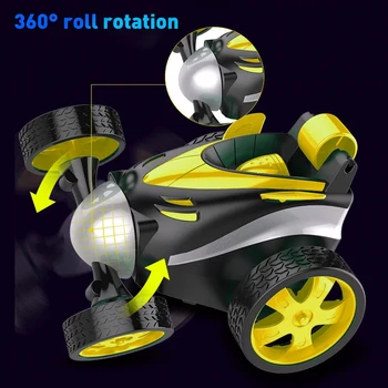 Bezdrôtové Diaľkové Ovládanie 360 Stupňov Rotácie Stunt, Závodné autíčka Deti Vzdelávacie Hračky pre Deti, Darčeky