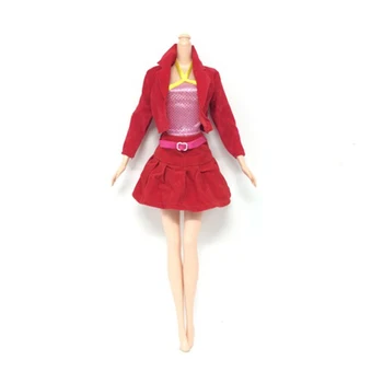 Móda Ležérne Oblečenie pre Bábiku Barbie Vyhovovali Nastaviť Oblečenie Bábiky Šaty Pre 1/6 BJD Bábika Príslušenstvo 6 Štýlov Na Výber