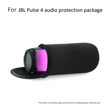 Cestovné púzdro Valcovitého Mäkkú Tkaninu Úložný Box Prípade JBL Pulse4 Reproduktor