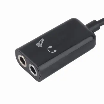 Najnovšie 1Pcs 3,5 mm konektor pre Slúchadlá a Mikrofón Stereo Audio Splitter Kábel Adaptéra