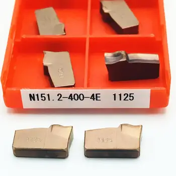 10 kusov N151.2-400-4E 1125 karbidu štrbinový čepeľ pre obrábacie stroje príslušenstvo originálne kovové N151.2-400 frézovanie fréza
