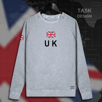 UK Spojené Kráľovstvo Veľkej Británie GBR mens mikina s kapucňou pulóvre hoodies mužov mikina tenké nové streetwear oblečenie, dresy skladby