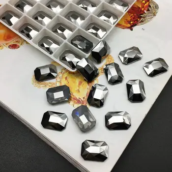 10*14 mm Vysoká Kvalita Drahokamu Nové 3D Nail Art Šperky Príslušenstvo Bytu Vŕtanie Crystal DIY Módne Oblečenie Darčekové Dekorácie