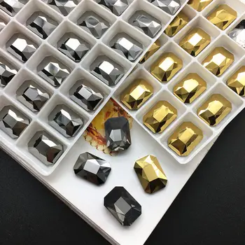 10*14 mm Vysoká Kvalita Drahokamu Nové 3D Nail Art Šperky Príslušenstvo Bytu Vŕtanie Crystal DIY Módne Oblečenie Darčekové Dekorácie