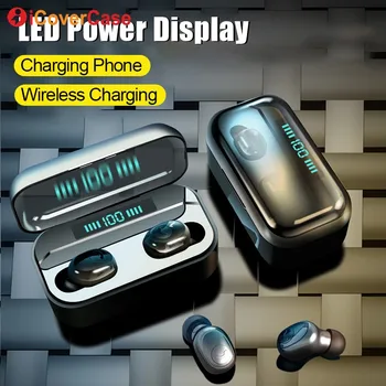 Bluetooth Slúchadlá Pre Huawei Mate 30 Mate 20 X P30 Pro P20 lite P9 P10 Plus Bezdrôtové Slúchadlá Slúchadlá s Nabíjanie Box +Mic