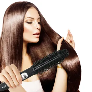 Keramické Vlasy Curler & Hair Straightener Profesionálny Keramické Iónové Rýchle nahrievanie 3 Triedy, Termostatické LCD Displej