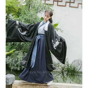 Tang Starovekej Čínskej Kostým Mužov Hanfu Šaty, Dlhé Šaty Žien Víla Šermiar Festival Oblečenie Orientálna Cosplay Yangko