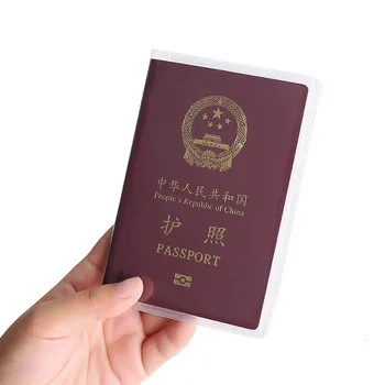 8pcs PVC Transparentné Nepremokavé ID Karty Držiteľom Cestovného Pasu Krytie Kreditného rizika /Banky/Obchodné Držiteľov Karty