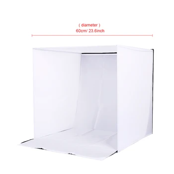 Povolanie Photo Studio mäkké poľa Streľba Stan Softbox Cube Box 60 x 60 cm foto ľahký stan+prenosná taška+ 4 Pozadia lightbox