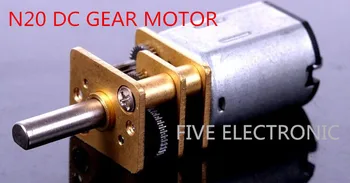 N20 DC Gear Motor 12V Použiť pre autíčka/Inteligentný Robot/Model Lietadla Redukcia Motor s Rôznymi Rýchlosť